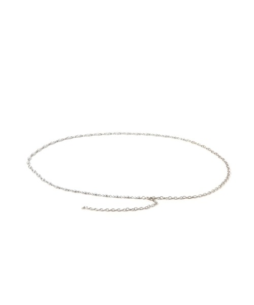 Heather(ヘザー)の「パールチェーンベルト 106719(ベルト・レディース・シルバー・ONE SIZE)」の4枚目の写真