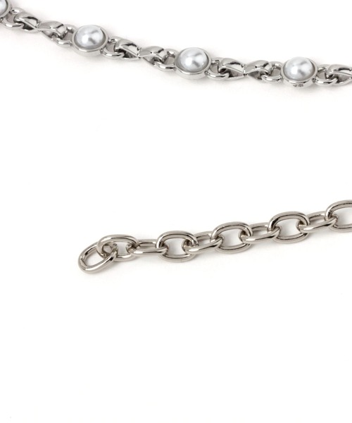 Heather(ヘザー)の「パールチェーンベルト 106719(ベルト・レディース・シルバー・ONE SIZE)」の5枚目の写真