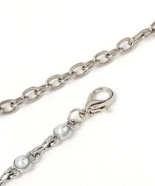 Heather(ヘザー)の「パールチェーンベルト 106719(ベルト・レディース・シルバー・ONE SIZE)」の6枚目の写真