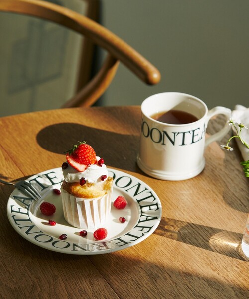 Afternoon Tea（アフタヌーンティー）の「クラシックロゴプレートM（食器・レディース・アイボリー/ブラック・ONE SIZE）」の3枚目の写真