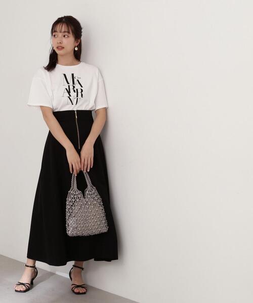 PROPORTION BODY DRESSING（プロポーションボディドレッシング）の「カーブラインスカート / 1214120406（スカート・レディース・ブラック/ベージュ・SMALL/MEDIUM）」の18枚目の写真