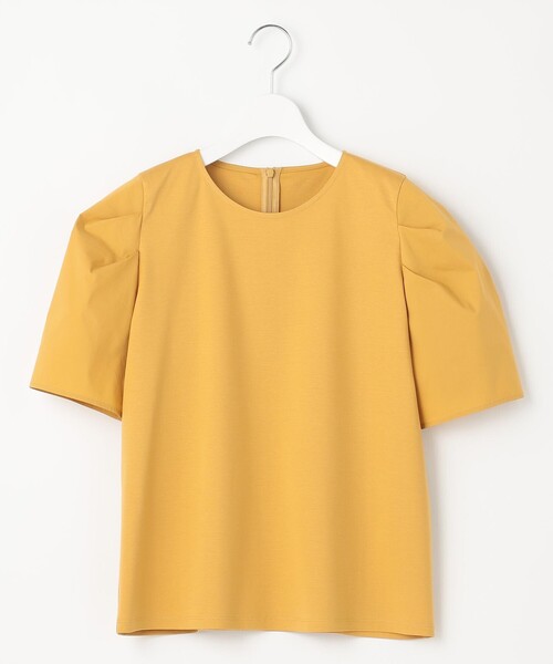 23区(ニジュウサンク)の「【洗える】スムースデザイン タックディテール カットソー(Tシャツ/カットソー・レディース・ホワイト系/ブラック系/カーキ系/イエロー系/ベージュ系・40/38)」の16枚目の写真