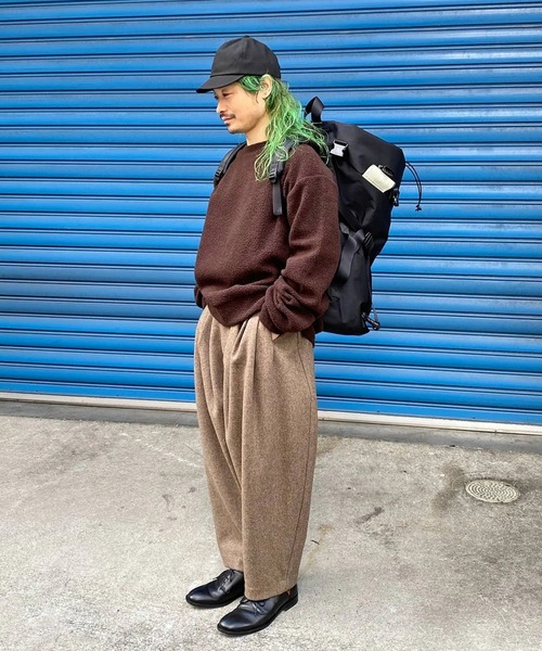macromauro（マクロマウロ）の「【macromauro】 kaos polyester BELT（BLACK） W&M Special Edition（バックパック/リュック・メンズ・ブラック・FREE）」の6枚目の写真