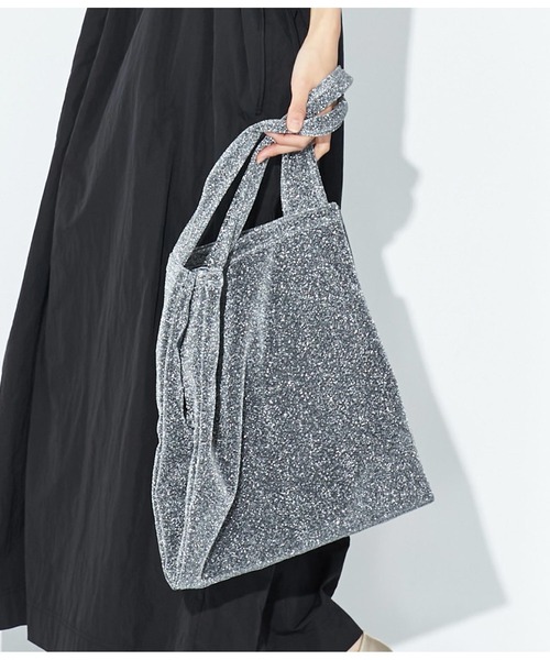 Settimissimo（セッティミッシモ）の「グリッター トートバッグ（トートバッグ・レディース・ブラック/シルバー・FREE）」の9枚目の写真