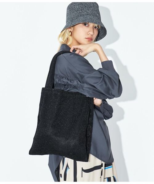 Settimissimo（セッティミッシモ）の「グリッター トートバッグ（トートバッグ・レディース・ブラック/シルバー・FREE）」の16枚目の写真