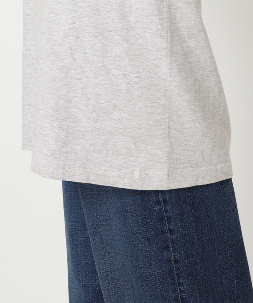 plage(プラージュ)の「NYC logo ロングTシャツ(Tシャツ/カットソー・レディース・チャコールグレー・FREE)」の11枚目の写真