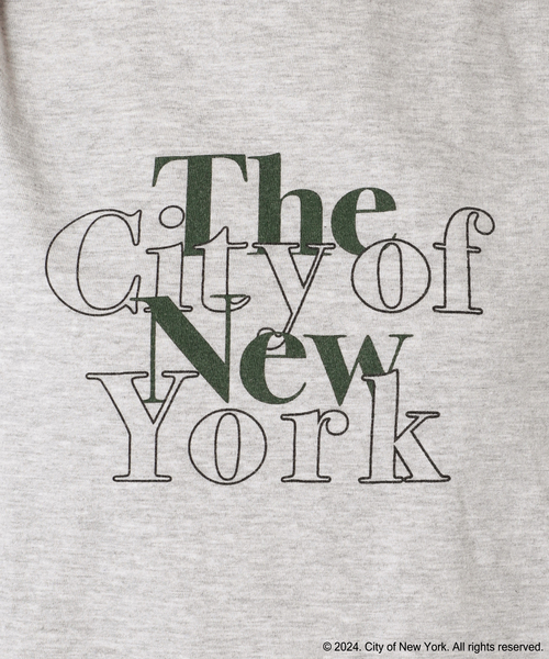 plage(プラージュ)の「NYC logo ロングTシャツ(Tシャツ/カットソー・レディース・チャコールグレー・FREE)」の12枚目の写真