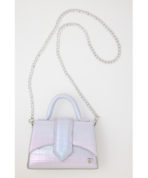 SLY（スライ）の「POINTED SQUARE AURORA BAG ポインテッド スクエア オーロラ バッグ（ショルダーバッグ・レディース・ブラック/マルチ・FREE）」の17枚目の写真