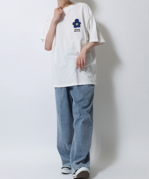 メンズ レディース ゆったり半袖 Tシャツ 男女兼用    7 ボーダー柄 Tシャツ コットン Tシャツ 半袖Tシャツ メンズ レディース