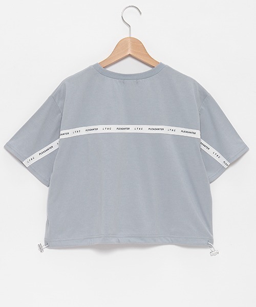 LOVETOXIC（ラブトキシック）の「【LTXC】バックラインロゴ半T（Tシャツ/カットソー・キッズ・オフホワイト/ブラック/サックスブルー・L/M/S）」の9枚目の写真