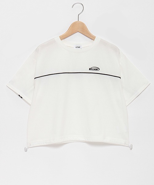 LOVETOXIC（ラブトキシック）の「【LTXC】バックラインロゴ半T（Tシャツ/カットソー・キッズ・オフホワイト/ブラック/サックスブルー・L/M/S）」の10枚目の写真