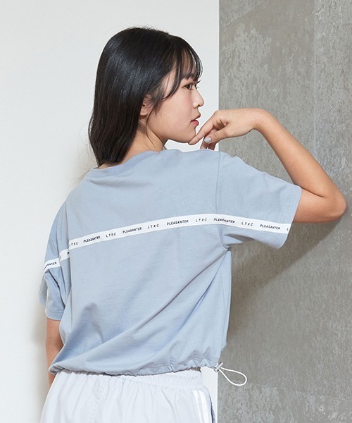 LOVETOXIC（ラブトキシック）の「【LTXC】バックラインロゴ半T（Tシャツ/カットソー・キッズ・オフホワイト/ブラック/サックスブルー・L/M/S）」の21枚目の写真