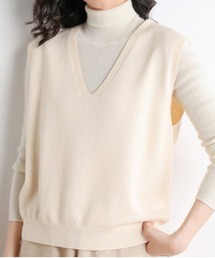 Ritzy | ［26SS新色追加］9色展開 Vネック ニットベスト(ベスト)