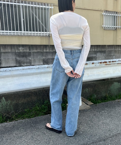 select MOCA(セレクトモカ)の「チュールビスチェ(ベスト・レディース・ブラック/アイボリー・FREE)」の13枚目の写真