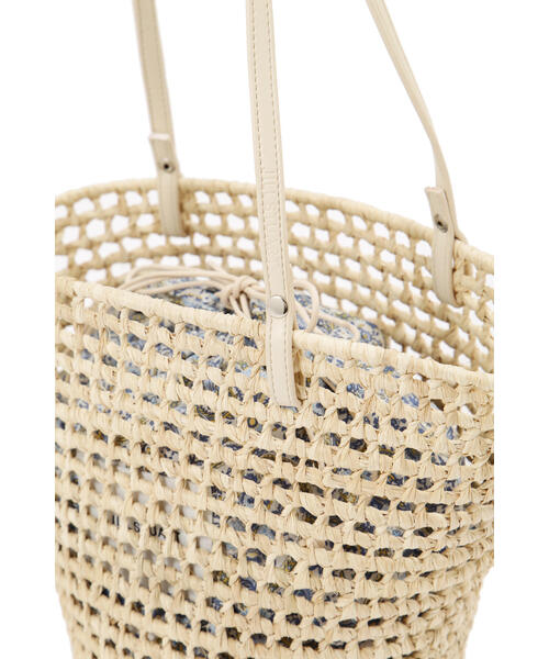 JILL STUART（ジルスチュアート）の「◆メッシュバスケット（かごバッグ・レディース・ホワイト/ブラック/ホワイト系その他2/ブラック系その他・ﾌﾘ-）」の10枚目の写真