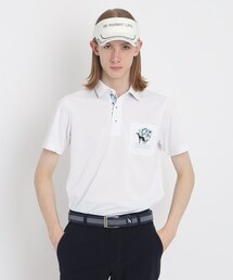 新品未使用　adabat MITSUKE KNIT 八分袖ポロシャツ adabat｜アダバットのポロシャツ（ホワイト/白色系）通販 - ZOZOTOWN