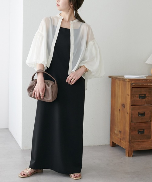 DISCOAT（ディスコート）の「《新色追加！》ラメシアー袖バルーンブラウス（シャツ/ブラウス・レディース・アイボリー/ブラック/レモンイエロー/ブラウン・FREE）」の21枚目の写真