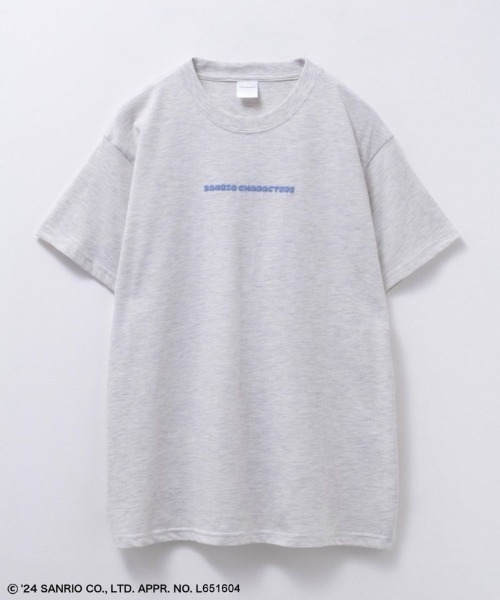 sanrio（サンリオ）の「Sanrio characters バックプリントＴシャツ（Tシャツ/カットソー・レディース・ブラック系その他/ブラック/オートミール/ベージュ・フリー）」の12枚目の写真