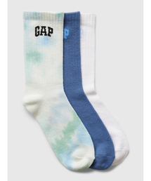 GAPロゴ クルーソックス 3足セット (キッズ)
