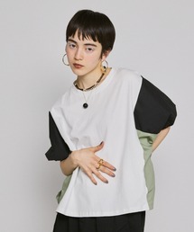 manana suerte | ドルマンスリーブ切替Tシャツ(Tシャツ/カットソー)