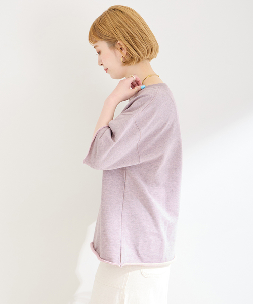 BC.STOCK スムースプルオーバー ピンク BC.STOCK スムースプルオーバー ピンク ベーセーストック B.C