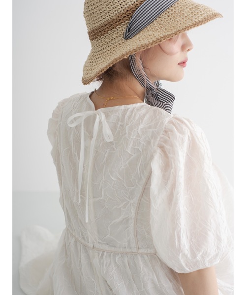 jumelle（ジュメロ）の「check tape straw hat（ハット・レディース・ベージュ・FREE）」の21枚目の写真