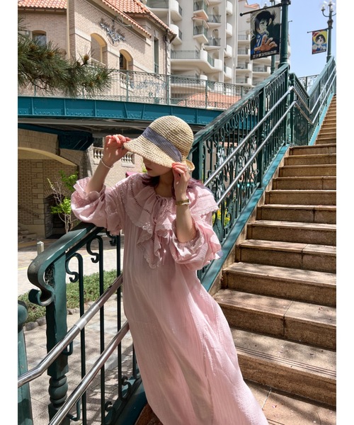 jumelle（ジュメロ）の「check tape straw hat（ハット・レディース・ベージュ・FREE）」の13枚目の写真