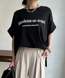 DouDou | 【WEB限定】発泡プリントロゴTEE(Tシャツ/カットソー)