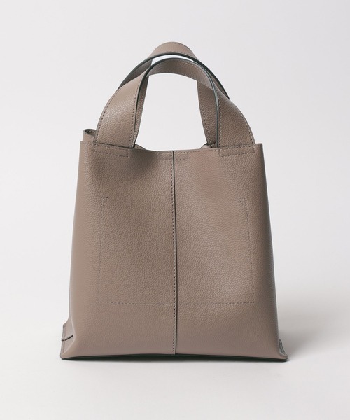 Andemiu（アンデミュウ）の「フロントカナグ2WAYBAG124556（ハンドバッグ・レディース・グレイッシュベージュ/アイボリー/ブラック/ベージュ・FREE）」の20枚目の写真