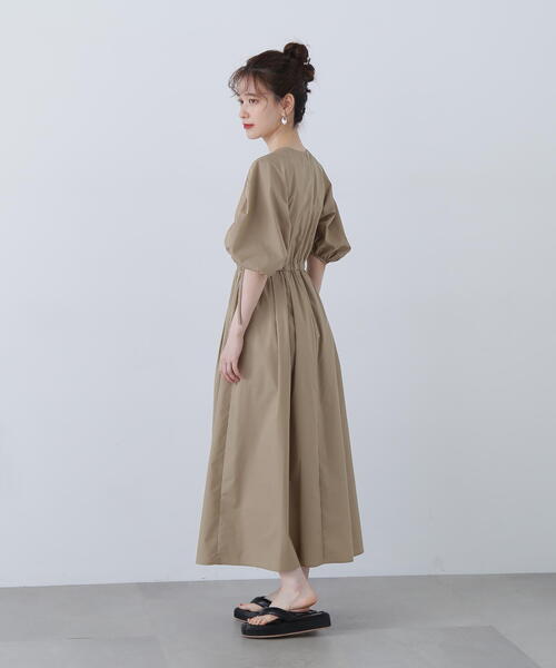 N.(N. Natural Beauty Basic)(エヌエヌナチュラルビューティーベーシック)の「◆ TCドロストスリーブワンピース(ワンピース・レディース・ブラック/ベージュ/イエロー・SMALL/MEDIUM)」の22枚目の写真