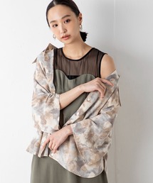 【WEB限定】-CIEL'AIR- プリントショートスリーブシャツ
