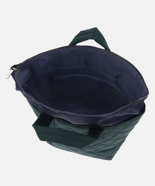 LeSportsacレスポートサック　神崎恵　ディープグリーンキルト MEDIUM MULTI TOTEディープグリーンキルト（トートバッグ