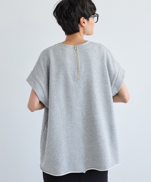 BARNYARDSTORM（バンヤードストーム）の「BARNYARDSTORM / ガゼットプルオーバー / マシンウォッシャブル（Tシャツ/カットソー・レディース・グレー/オフホワイト/チャコール・FREE）」の13枚目の写真