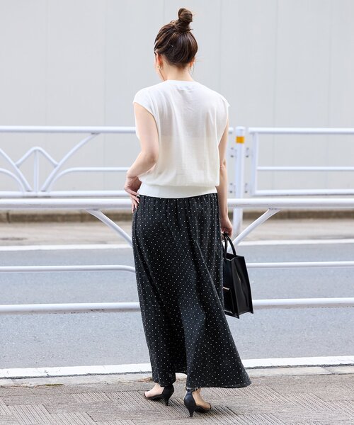 追加》手洗い可 / フレンチリネンギャザースカート（スカート