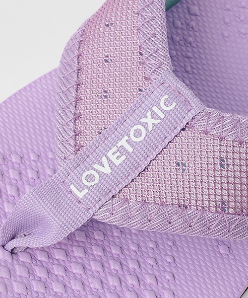 LOVETOXIC(ラブトキシック)の「LTサンダル(サンダル・キッズ・パープル/ブラック・S/L)」の7枚目の写真