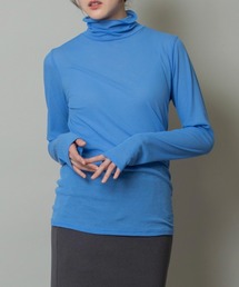 Munich | シアーストレッチリブタートルネックプルオーバー(Tシャツ/カットソー)