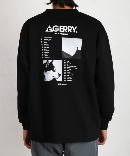 セール】GERRY シルクタッチ ワンポイント刺繍 グラフィックフォト