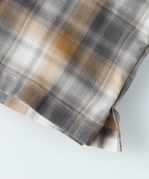 BACK NUMBER（バックナンバー）の「【BACK NUMBER】開襟オンブレ半袖シャツ（シャツ/ブラウス・メンズ・イエロー/ブラック/サックスブルー・M/L/XL）」の20枚目の写真