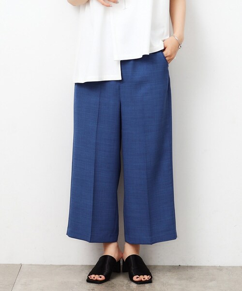 OPAQUE.CLIP(オペークドットクリップ)の「◆パイピングワイドパンツ【洗濯機洗い可】(その他パンツ・レディース・ブルー系その他/ダークグレー/オフホワイト・42/40/38)」の3枚目の写真