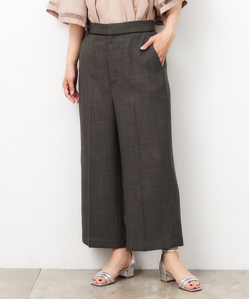 OPAQUE.CLIP(オペークドットクリップ)の「◆パイピングワイドパンツ【洗濯機洗い可】(その他パンツ・レディース・ブルー系その他/ダークグレー/オフホワイト・42/40/38)」の18枚目の写真