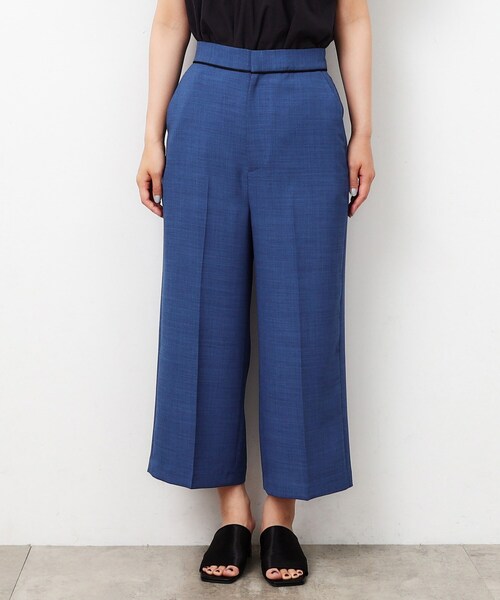 OPAQUE.CLIP(オペークドットクリップ)の「◆パイピングワイドパンツ【洗濯機洗い可】(その他パンツ・レディース・ブルー系その他/ダークグレー/オフホワイト・42/40/38)」の14枚目の写真