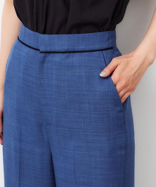 OPAQUE.CLIP(オペークドットクリップ)の「◆パイピングワイドパンツ【洗濯機洗い可】(その他パンツ・レディース・ブルー系その他/ダークグレー/オフホワイト・42/40/38)」の7枚目の写真