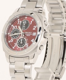 SEIKO セイコー/ 5気圧防水 日本製クォーツ クロノグラフ メタルベルト ラウンドフェイス アナログ腕時計 //// SNDシリーズ