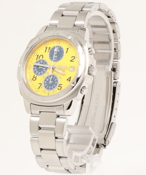 【新品保管品】SEIKO クロノグラフ 長野五輪公式 SSベルト 腕時計 SEIKO セイコー 5気圧防水 日本製クォーツ クロノグラフ メタル