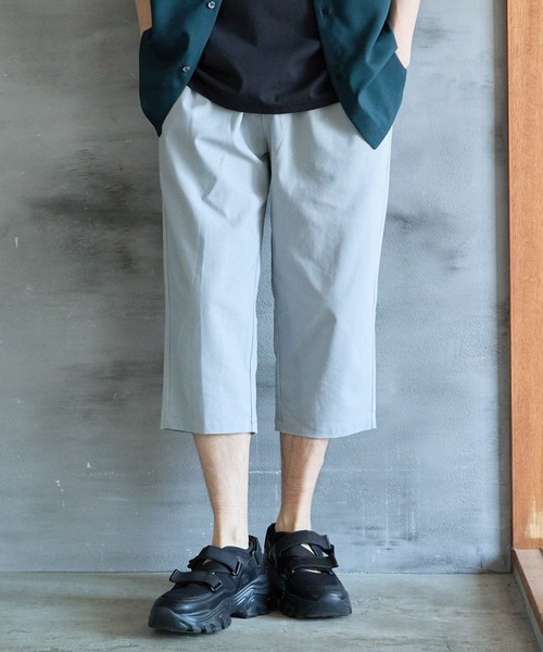 LAKOLE（ラコレ）の「リネンMIXテーパード7分パンツ / 128511（その他パンツ・メンズ・ブラック/オリーブ/グレー/マスタード・SMALL/MEDIUM/LARGE/X-LARGE）」の3枚目の写真