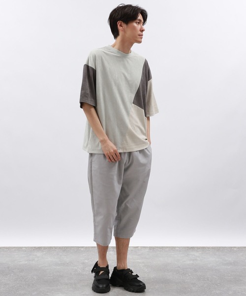 LAKOLE（ラコレ）の「リネンMIXテーパード7分パンツ / 128511（その他パンツ・メンズ・ブラック/オリーブ/グレー/マスタード・SMALL/MEDIUM/LARGE/X-LARGE）」の9枚目の写真