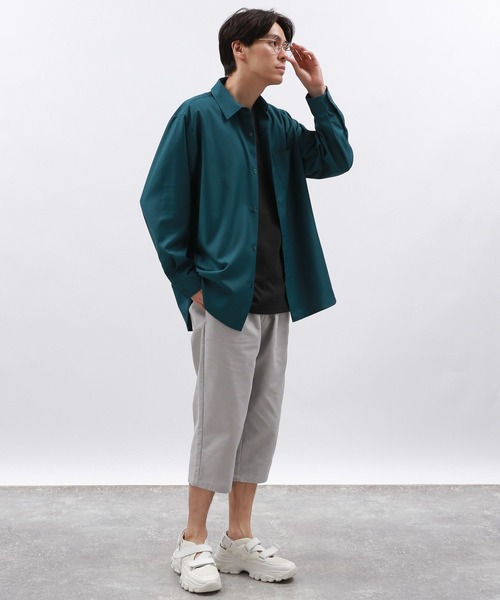 LAKOLE（ラコレ）の「リネンMIXテーパード7分パンツ / 128511（その他パンツ・メンズ・ブラック/オリーブ/グレー/マスタード・SMALL/MEDIUM/LARGE/X-LARGE）」の8枚目の写真