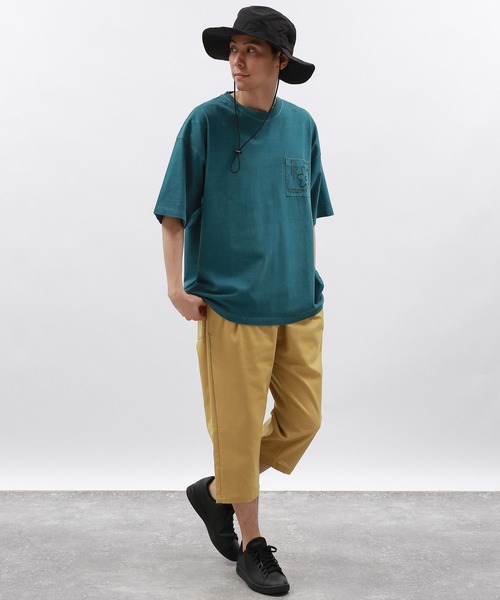 LAKOLE（ラコレ）の「リネンMIXテーパード7分パンツ / 128511（その他パンツ・メンズ・ブラック/オリーブ/グレー/マスタード・SMALL/MEDIUM/LARGE/X-LARGE）」の6枚目の写真