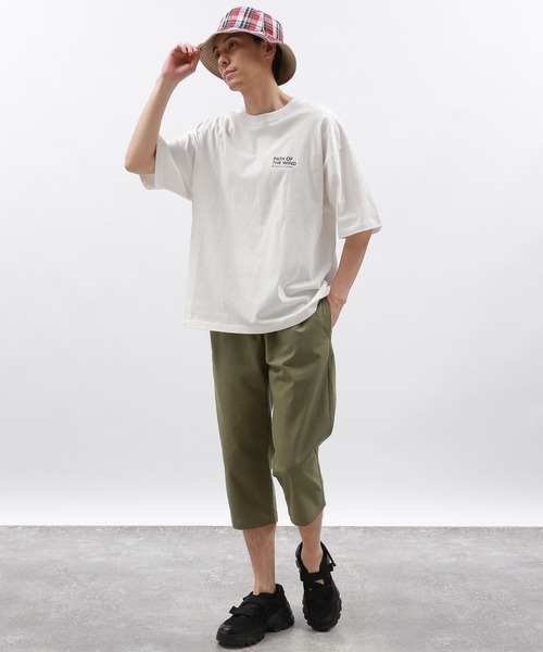 LAKOLE（ラコレ）の「リネンMIXテーパード7分パンツ / 128511（その他パンツ・メンズ・ブラック/オリーブ/グレー/マスタード・SMALL/MEDIUM/LARGE/X-LARGE）」の7枚目の写真
