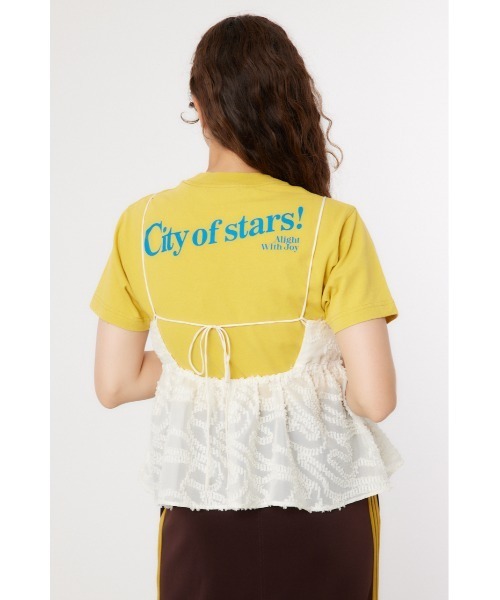 RODEO CROWNS WIDE BOWL（ロデオクラウンズワイドボウル）の「フリンジキャミソール（キャミソール・レディース・ブラック/オフホワイト・FREE）」の10枚目の写真